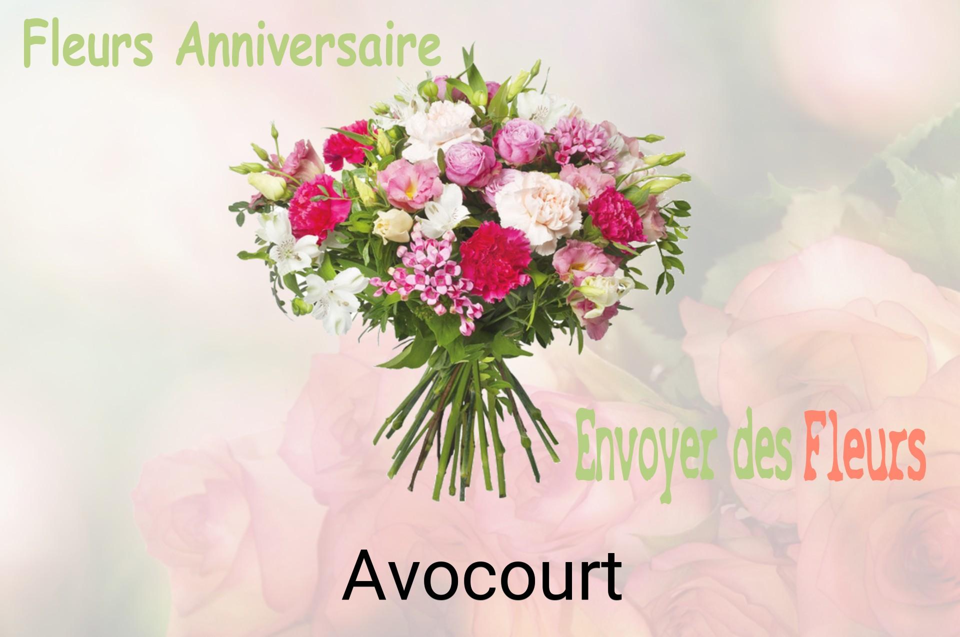 Bouquet de fleurs d’anniversaire livré à Avocourt