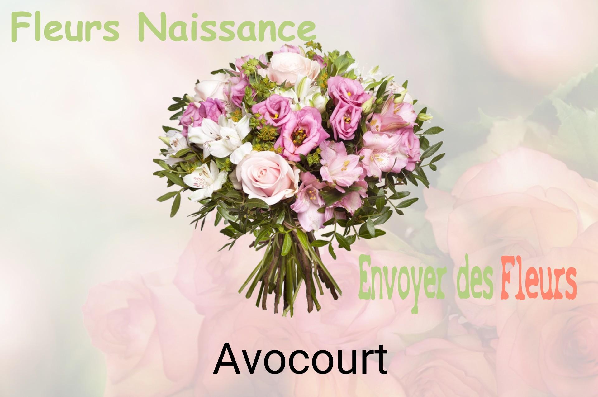 Bouquet de fleurs de naissance livré à Avocourt